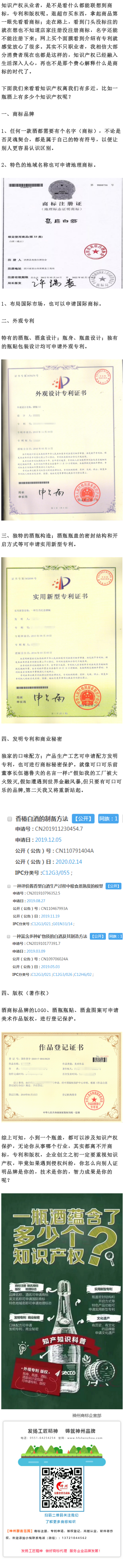 你知道一瓶酒有多少個知識產(chǎn)權(quán)嗎？