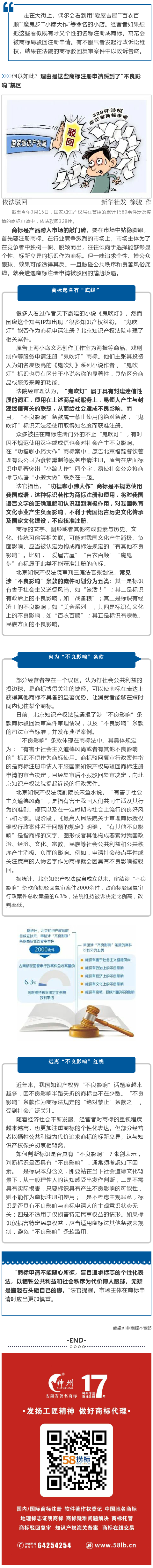 商標(biāo)起名有“底線”，這個“禁區(qū)”不能采