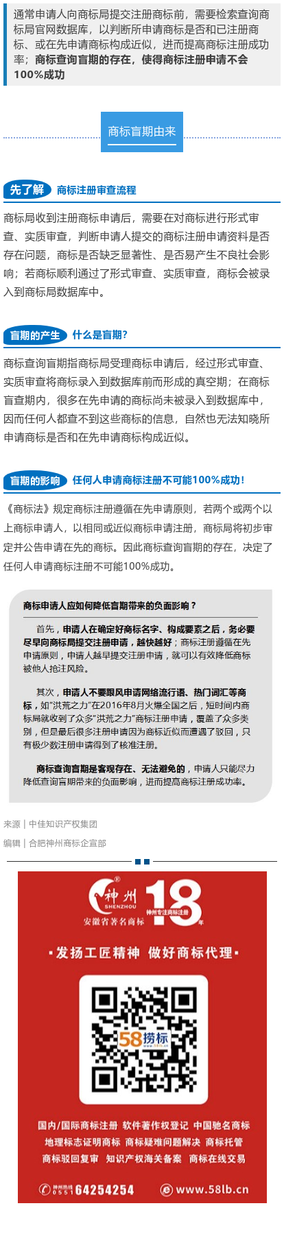 商標(biāo)查詢盲期是什么？如何應(yīng)對