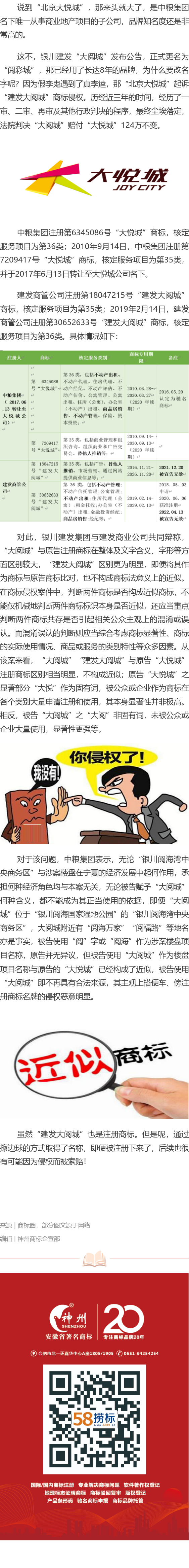 “大悅城”訴“大閱城”，一字之差價(jià)百萬(wàn)！